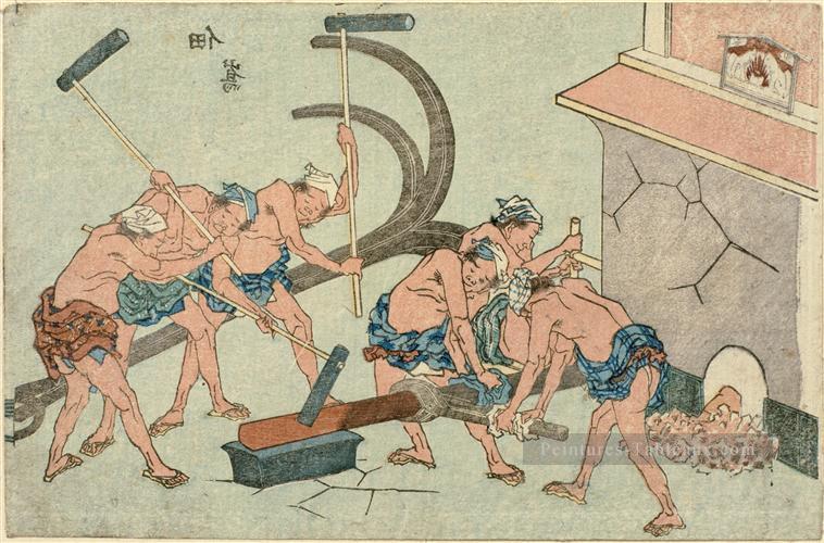 scènes de rue nouvellement pubis 11 Katsushika Hokusai ukiyoe Peintures à l'huile